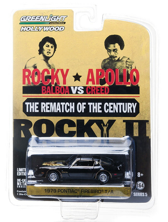 Pontiacポンティアック ファイヤーバード T/A ロッキー2 1979 劇中車 模型 / Greenlight 1/64 ミニカー 模型