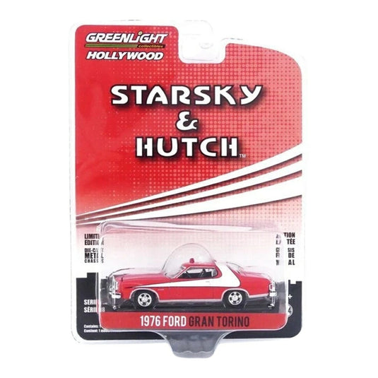 フォード グラン・トリノ 1976 スタスキー＆ハッチ レッド / GreenLight 1/64 ミニカー