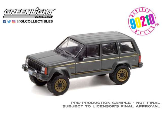 1988 ジープ チェロキー リミテッド ビバリーヒルズ高校白書 ハリウッド 33 / Greenlight 1/64 ミニカー
