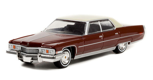 Cadillacキャデラック デビル セダン 1973 高級車 模型 ダイキャスト モデル / Greenlight 1/64 ミニカー 模型