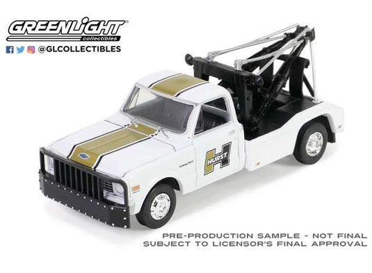 1972 シボレー C-30 デュアリー レッカー車 ハースト Dually Drivers / Greenlight 1/64 ミニカー