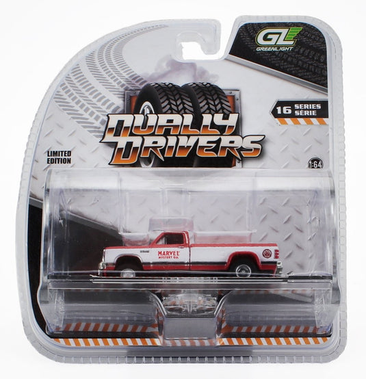 DODGE RAM ピックアップ MARVEL OIL 1989 オレンジ ホワイト / Greenlight 1/64 ミニカー