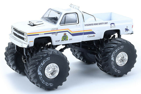 Chevroletシボレー Silveradoシルバラード モンスタートラック 1986 改造車 模型 / Greenlight 1/64 ミニカー 模型
