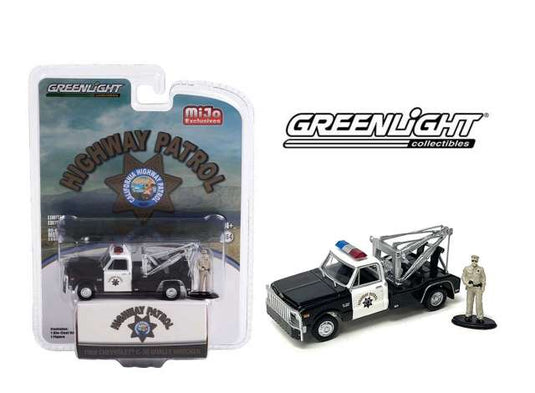 1969 シボレー C-30 デュアリー レッカー車 ハイウェイパトロール ポリス / Greenlight 1/64 ミニカー