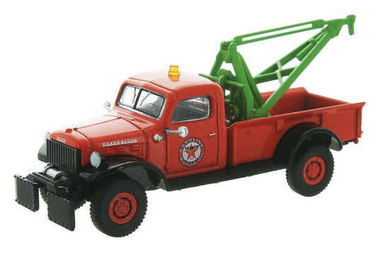 Dodgeダッジ パワーワゴン レッカー車 Texaco 1950 働く車 牽引車 模型 ダイキャスト / Greenlight 1/64 ミニカー 模型