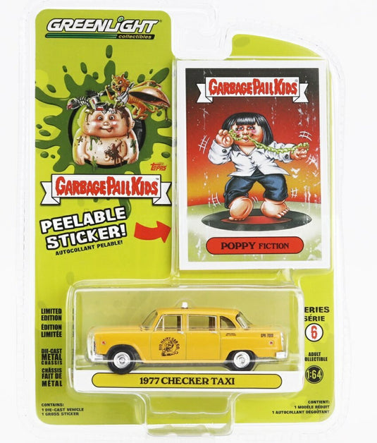 CHECKER タクシー キャブ 1977 イエロー / Greenlight 1/64 ミニカー