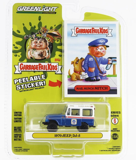 JEEP DJ 5 メール・マンチ・ミッチ 1970 ブルー ホワイト / Greenlight 1/64 ミニカー