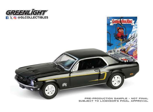 1968 フォード マスタング スキーラック付 ガーベッジパイルキッズ 7 / Greenlight 1/64 ミニカー
