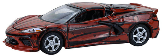 Chevroletシボレー Corvetteコルベット クーペ 2020 模型 スポーツカー ダイキャスト / Greenlight 1/64 ミニカー 模型