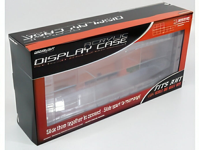 プラスチック ディスプレイケース ボックス (外寸 L31.0 W5.8 H10.8 cm)/ Greenlight 1/64 ミニカー