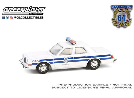 1985 ダッジ ディプロマット 米空軍 憲兵隊 Battalion 64 Series 5 / Greenlight 1/64 ミニカー