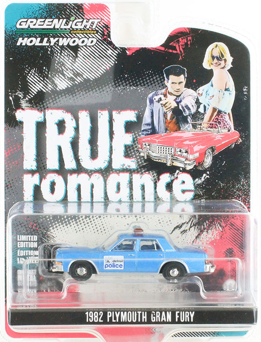 Plymouthプリムス グランフューリー デトロイト警察 1982 パトカー 劇中車 模型 / Greenlight 1/64 ミニカー 模型