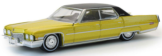 Cadillacキャデラック Sedan Devilleセダン デビル 1971 ローライダー 模型 / Greenlight 1/64 ミニカー 模型