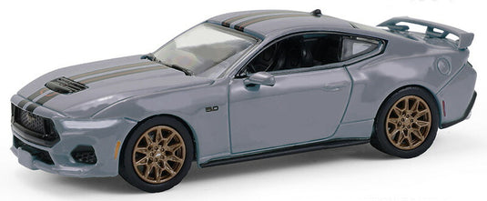 Ford Mustangフォード マスタング GT 2024 ダークマターグレー スポーツカー 模型 モデル / Greenlight 1/64 ミニカー 模型