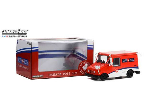 LLV デリバリーバン カナダポスト 郵便車 働く車 配達車両 模型 ダイキャスト モデル / Greenlight 1/24 ミニカー 模型