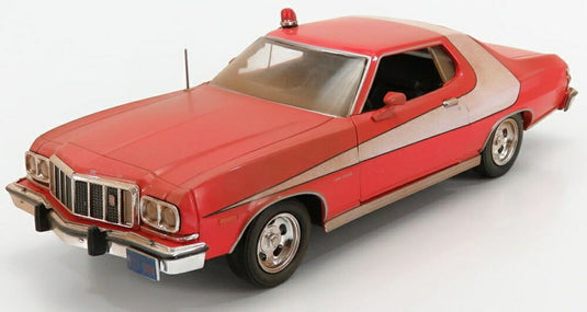 FORD USA グラン トリノ クーペ ウェザリング 1976 スタスキー&ハッチ レッド ホワイト/ Greenlight 1/24 ミニカー
