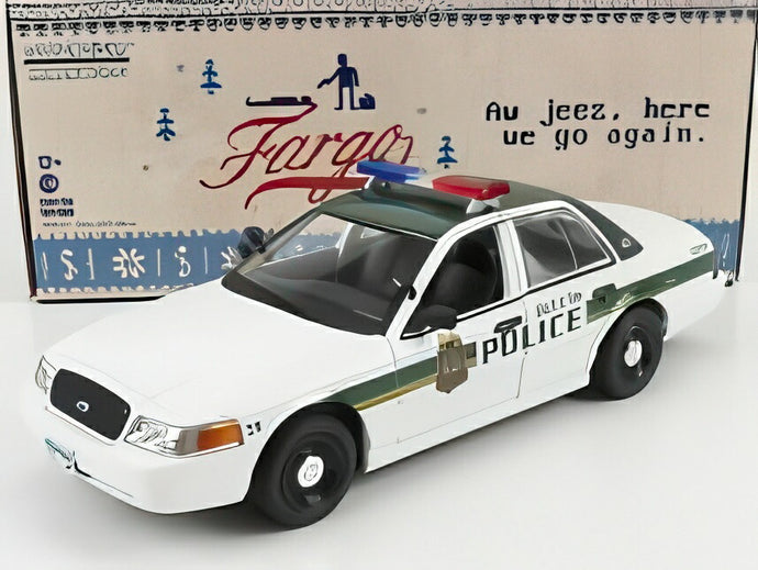 FORD USA クラウンビクトリア ポリスインターセプター 2006 FARGO ホワイト/ Greenlight 1/24 ミニカー