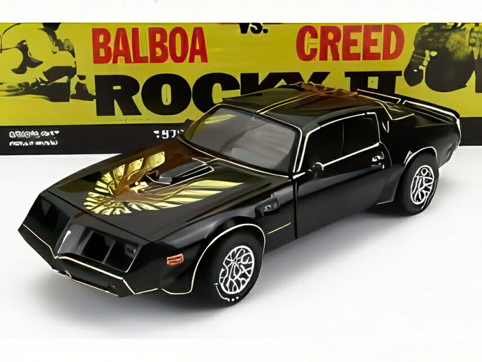PONTIAC ファイヤーバード トランザム 1979 映画 ロッキーII ブラックゴールド/ Greenlight 1/24 ミニカー