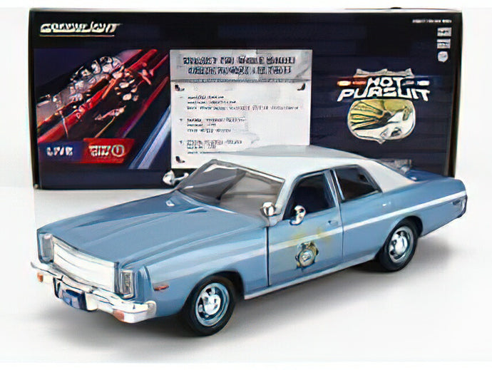 PLYMOUTH FURY NEVADA HIGHWAY PATROL POLICE 1978 LIGHT BLUE/Greenlight 1/24ミニカー