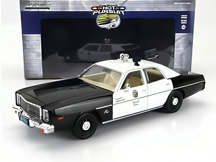 PLYMOUTH FURY ロサンゼルス市警 1978 ブラック ホワイト/ Greenlight 1/24 ミニカー