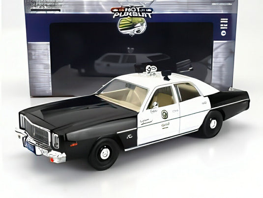 PLYMOUTH FURY ロサンゼルス市警 1978 ブラック ホワイト/ Greenlight 1/24 ミニカー