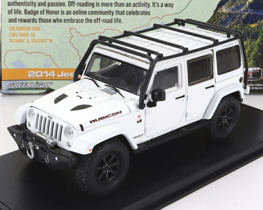 JEEP ラングラー ルビコン X アンリミテッド 2014 ホワイト/ Greenlight 1/43 模型
