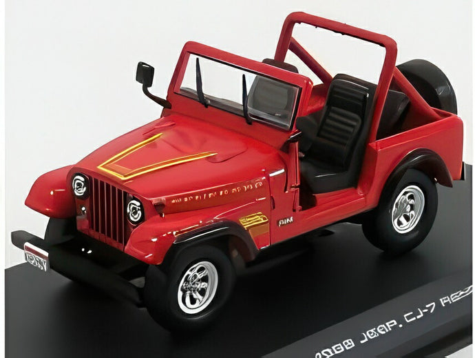 JEEP CJ-7 レネゲード オープン 1983 ターミネーター レッドホワイト/ Greenlight 1/43 ミニカー