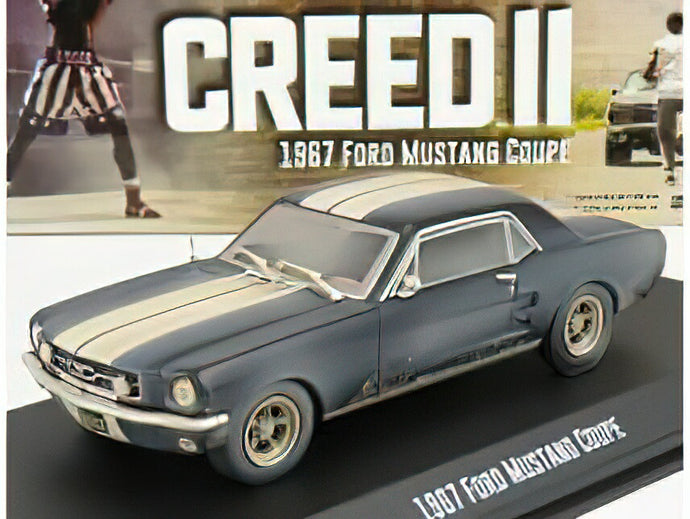 FORD USA MUSTANG COUPE 1967 ADONIS CREED'S II MATT BLACK/Greenlight 1/43ミニカー