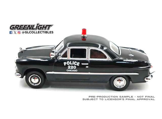 Fordフォード カスタム シカゴ警察 1949 パトカー 働く車 模型 ダイキャスト モデル / Greenlight 1/43 ミニカー 模型