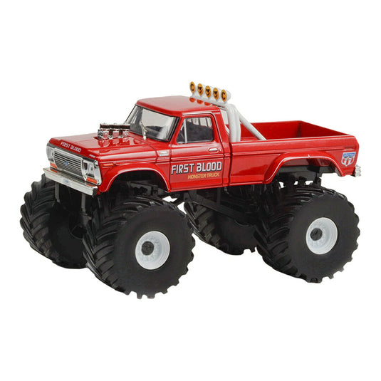 Fordフォード 1978 F 250 Monster Truck with 6 First Blood / Greenlight 1/43 模型