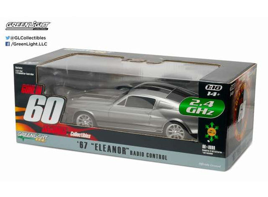 1967 Ford Mustang Shelby GT500 60セカンズ (2000) エレノア フルファンクションラジオコントロール/Greenlight 1/18ミニカー