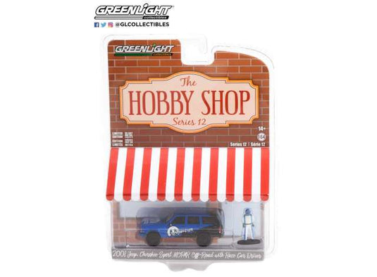 2001 ジープ チェロキー MOPAR レースドライバー付 ホビーショップ 12 / Greenlight 1/64 ミニカー