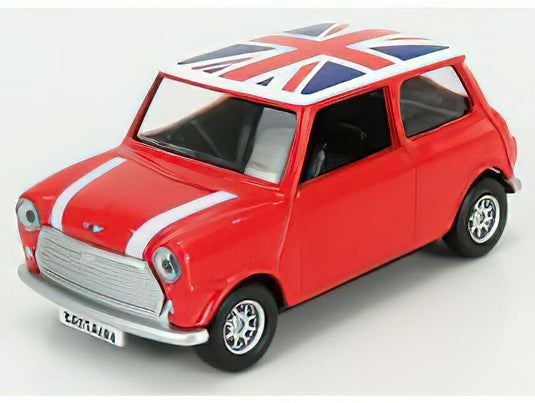 AUSTIN MINI 1970 ENGLISH FLAG RED/CORGI 1/36ミニカー
