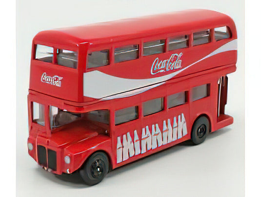 ROUTEMASTER RML 2757 AUTOBUS LONDON COCA-COLA 1956 RED WHITE/CORGI 1/64ミニカー