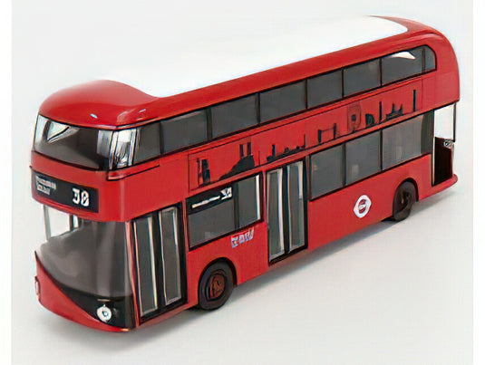 ROUTEMASTER RML 2757 AUTOBUS LONDON 1956 RED WHITE/CORGI 1/72ミニカー