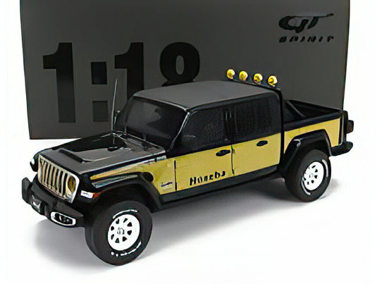 JEEP  GLADIATOR PICKUP HONCHO 2020  BLACK YELLOW/GT SPIRIT 1/18ミニカー