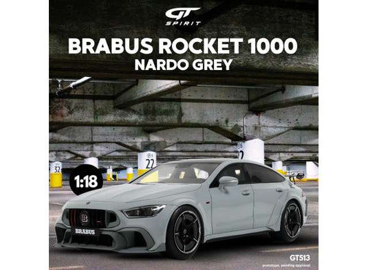 2024 ブラバス ロケット 1000 ナルドグレー Brabus Rocket 1000 / GT SPIRIT 1/18 ミニカー
