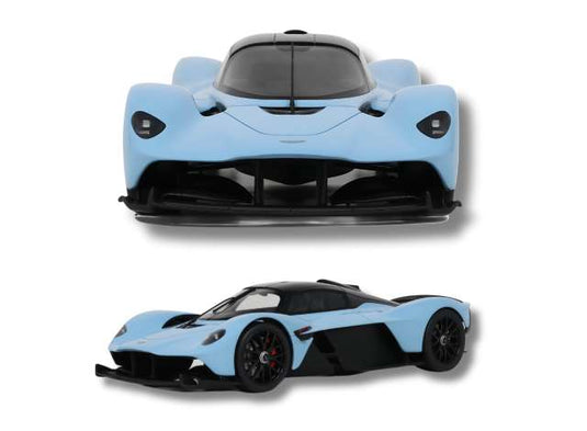 2023 アストンマーティン ヴァルキリー ブルー レジンモデル Aston Martin / GT SPIRIT 1/18 ミニカー