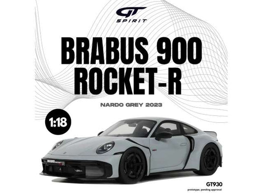 2023 ブラバス 900 ロケット R ナルドグレー レジンモデル Brabus 900 / GT SPIRIT 1/18 ミニカー