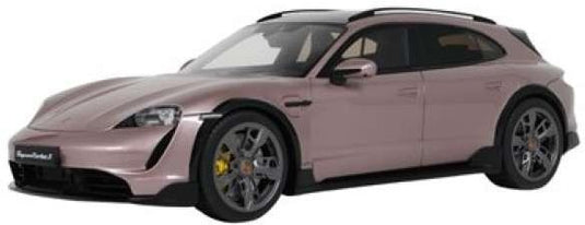 2022 ポルシェ タイカン ターボ S クロス ツーリスモ Resin Series ピンク/ GT Spirit  1/18 ミニカー