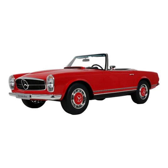 【予約】2026年発売予定 Mercedes Benzメルセデスベンツ SLクラス 280SL パゴダ W113 カブリオレ 1967 シグナルレッド ショーケース付 EU圏内配 / GT SPIRIT 1/8 ミニカー