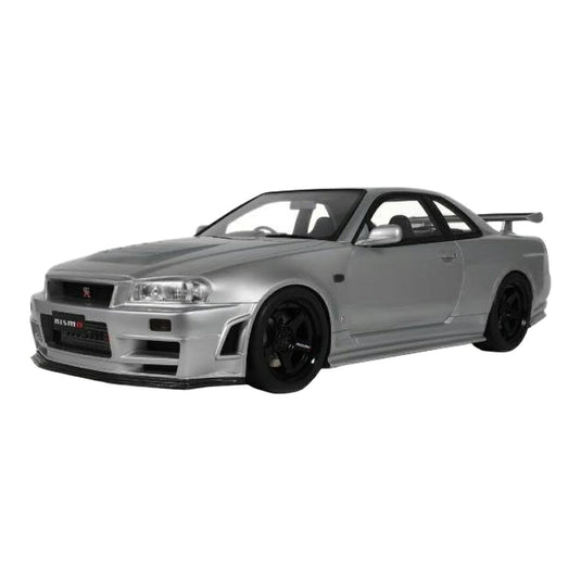 【予約】2026年発売予定 Nissan日産 Skylineスカイライン GT-R R34 Z-TUNE クーペ 2005 マットシルバー ショーケース付 EU圏内配送限定 / GT SPIRIT 1/8 ミニカー