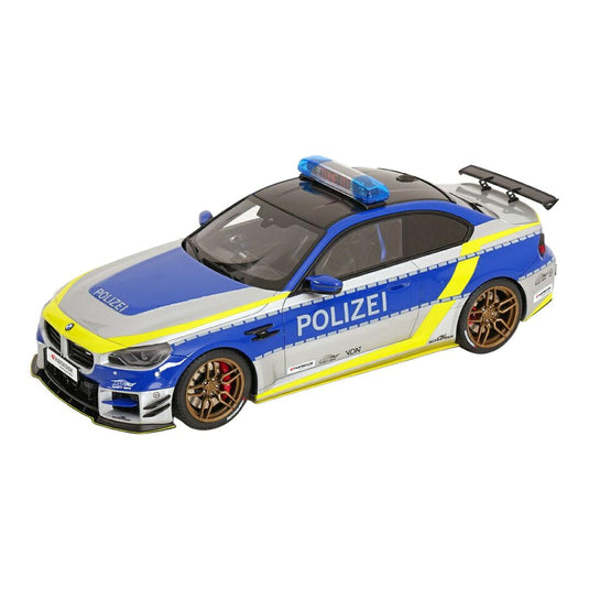 BMW AC Schnitzer ACS2 Police 2024 シルバー ブルー イエロー 999台限定 / GT SPIRIT 1/18 ミニカー