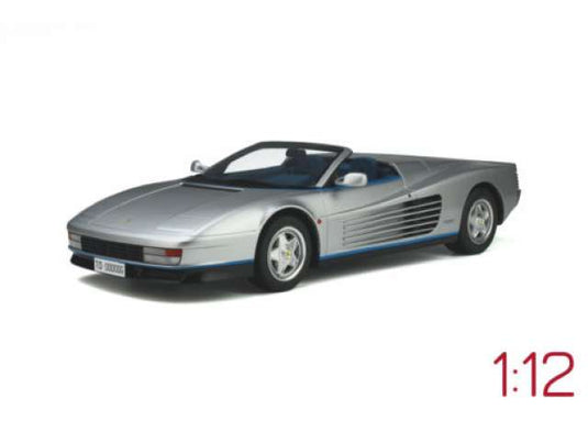 1998 Ferrari Testarossa Spyder レジンシリーズ grey/silver/GT SPIRIT 1/12ミニカー