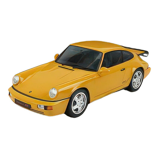Porscheポルシェ 911 964 Rsアールエス クーペ 1993 イエロー GT385 ダメージ / GT SPIRIT 1/18 ミニカー