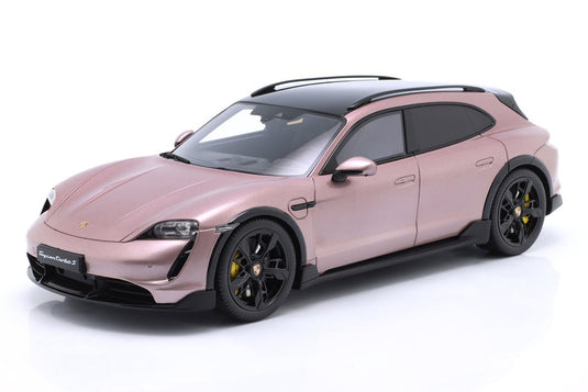 Porscheポルシェ Taycanタイカン Turboターボ S Crossクロス Turismoツーリスモ 2022 ピンク / GT SPIRIT 1/18 ミニカー