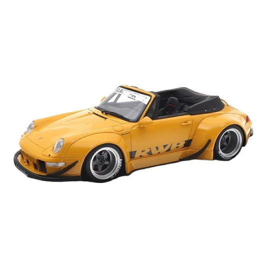 RWB Porscheポルシェ 911 993 Nohra イエロー / GT Spirit 1/18 ミニカー