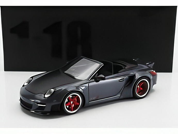 PORSCHE 911 (997) カブリオレ LB-WORKS 2011 グレー/ GT SPIRIT 1/18 ミニカー