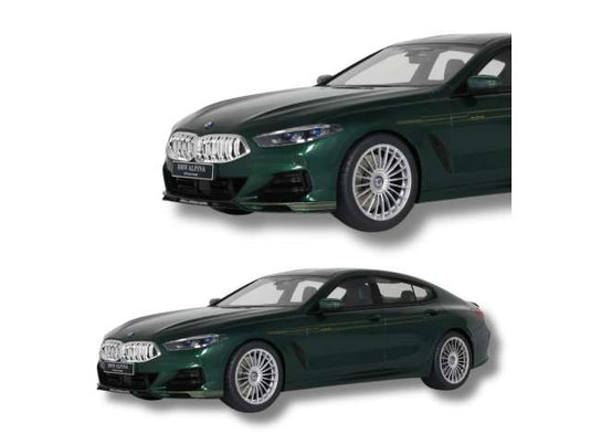 2023 アルピナ B8 グランクーペ レジンシリーズ グリーン/ GT SPIRIT  1/18 ミニカー