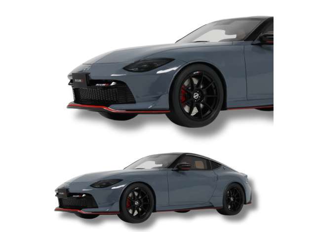 2024 日産 Z レジンシリーズ nismoグレー/ GT SPIRIT  1/18 ミニカー